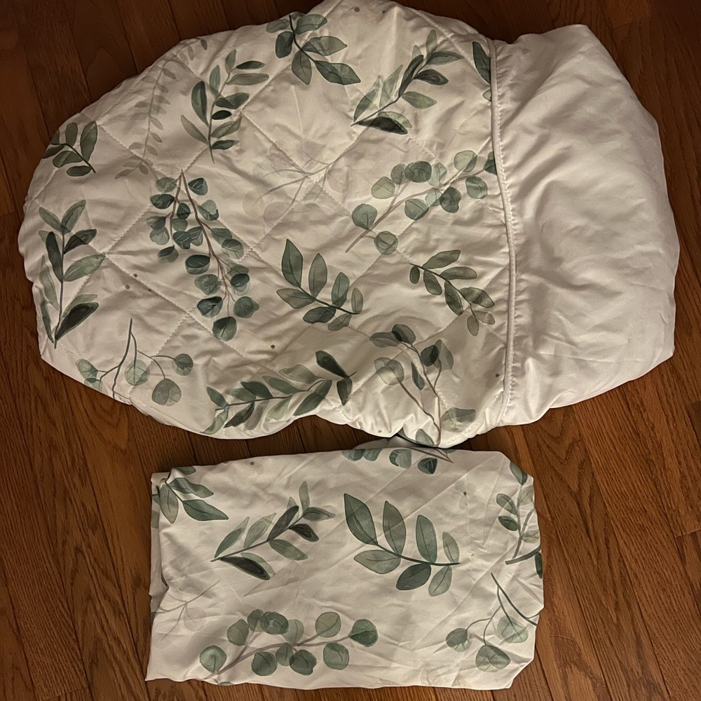Crib and changing pad sheets